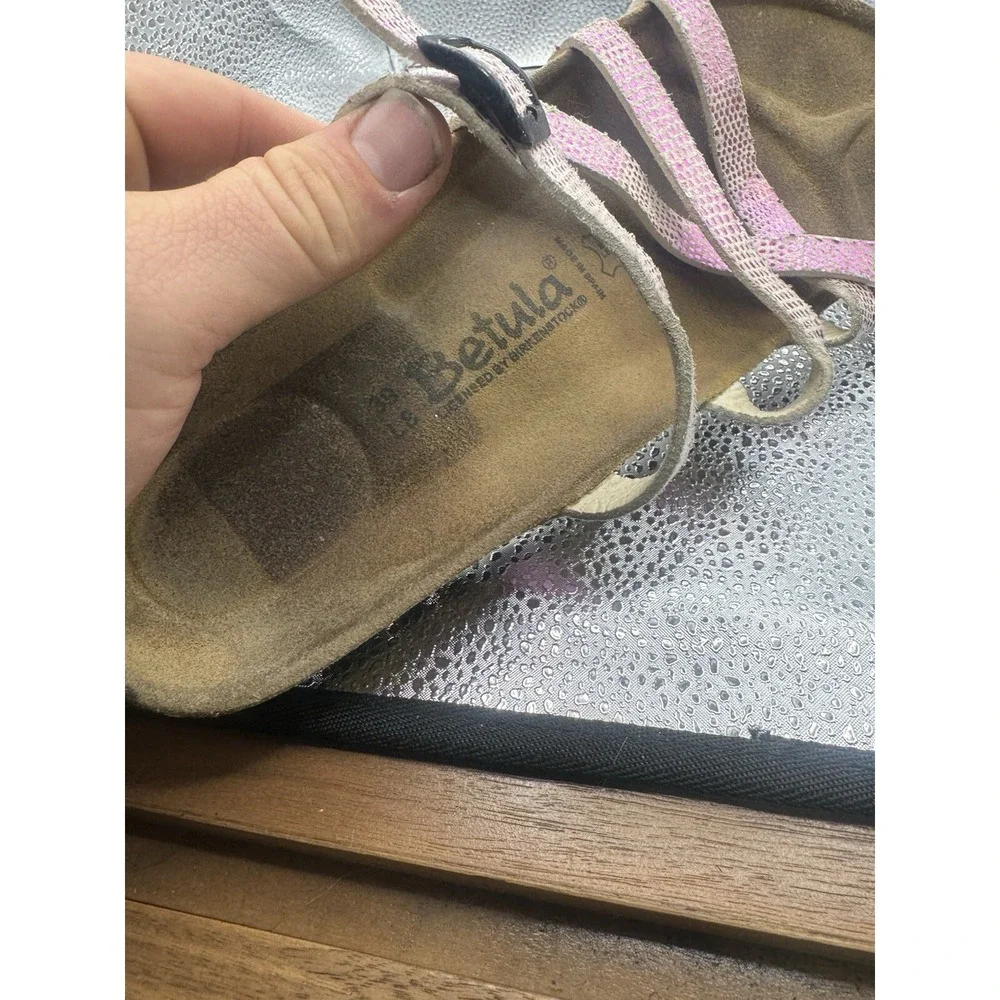 Betula By Birkenstock In Pink‎ Sports Straps Leather Size 39 (8).  GUC!